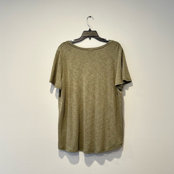 Jessica Simpson Ladies' V-Neck Knit Top (Green X-Large) - Picture 5 of 8